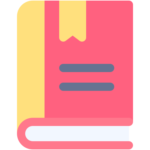 boek Generic color fill icoon