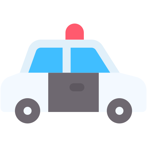 警察車両 Generic color fill icon