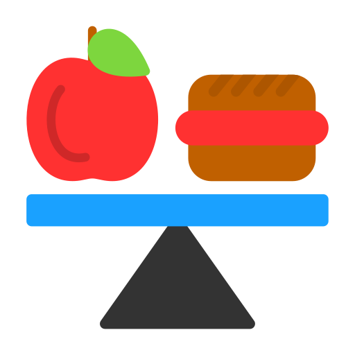 Сбалансированная диета Generic color fill иконка