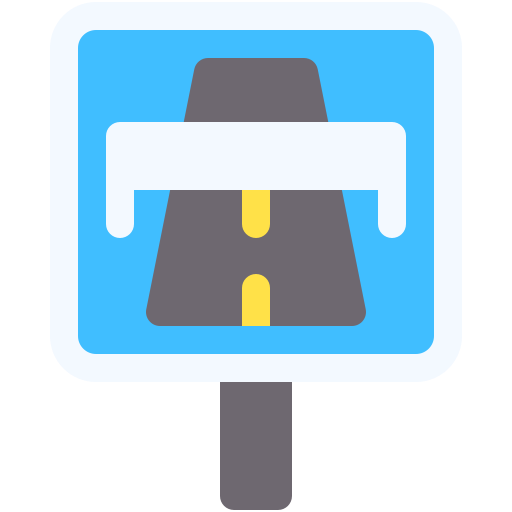 Motorway Generic color fill icon