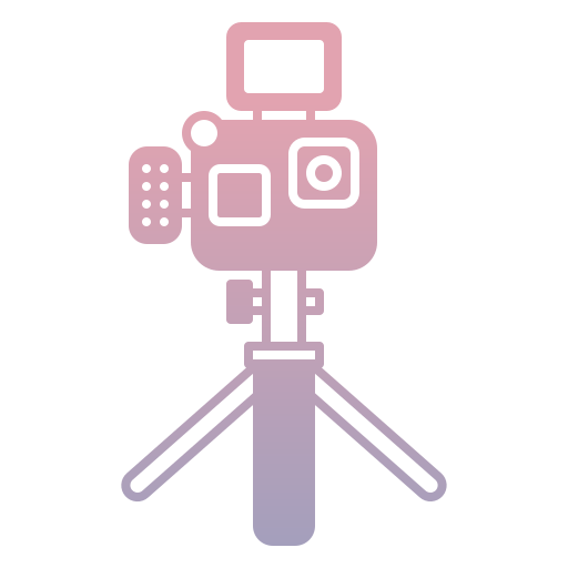 Action camera Generic gradient outline icon