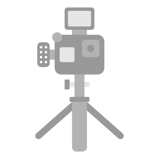 telecamera d'azione Generic color fill icona