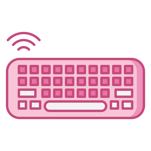 teclado electrónico Generic color outline icono