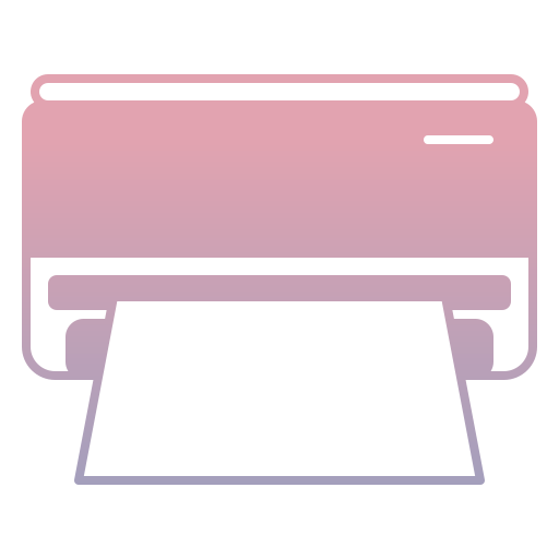 printer Generic gradient outline icoon