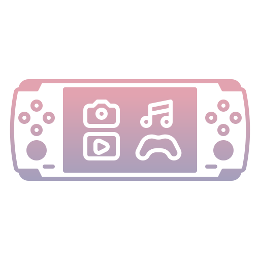 Game console Generic gradient outline icon