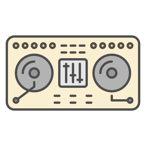 dj-mixer Generic color outline icon