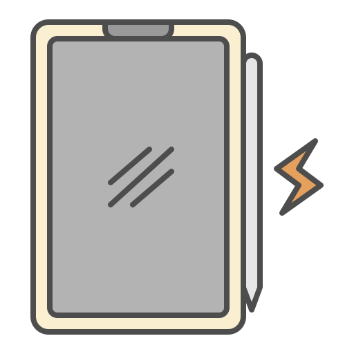 Tablet Generic color outline icon