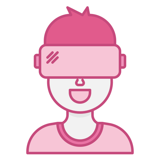 gafas de realidad virtual Generic color outline icono