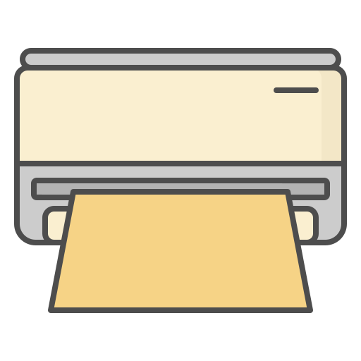인쇄기 Generic color outline icon