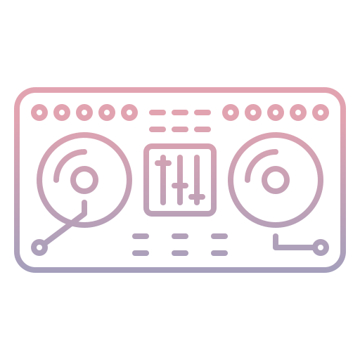 dj-mixer Generic gradient outline icon