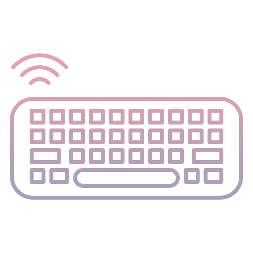 klawiatura elektryczna Generic gradient outline ikona