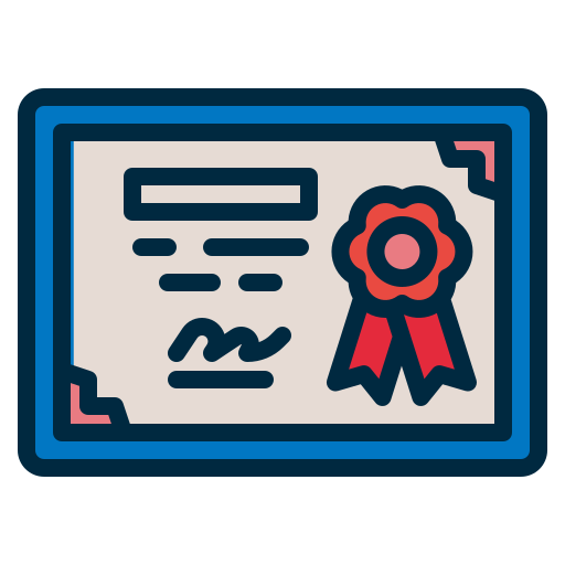 Certification Generic color outline icon