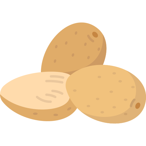 aardappel Amethys Design Flat icoon