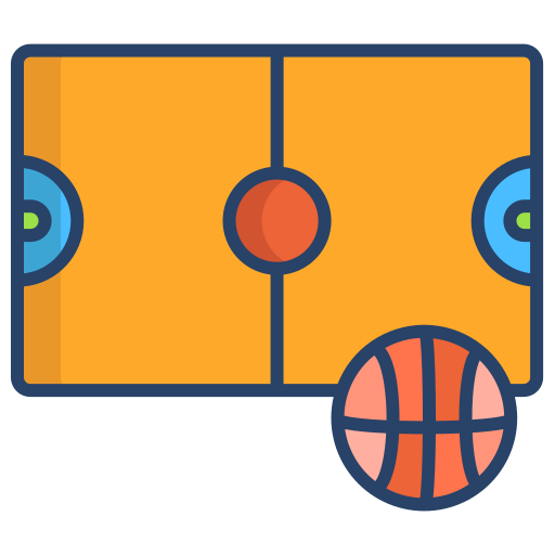 basketbal Icongeek26 Linear Colour icoon