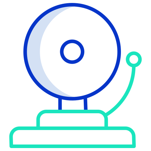 School bell Icongeek26 Outline Colour icon