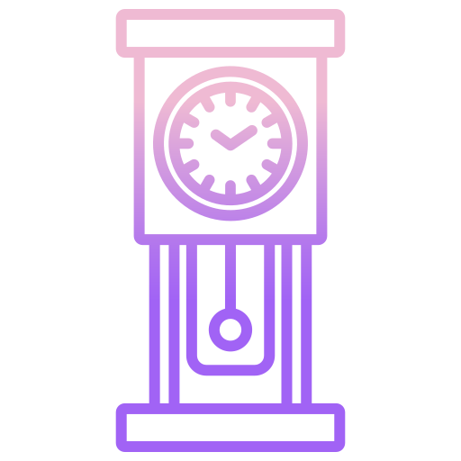 Clock Icongeek26 Outline Gradient icon