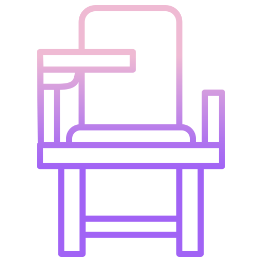 Рабочий стул Icongeek26 Outline Gradient иконка