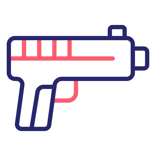 Пистолет Generic color outline иконка