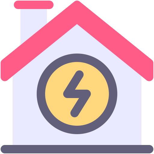 스마트 하우스 Generic color fill icon