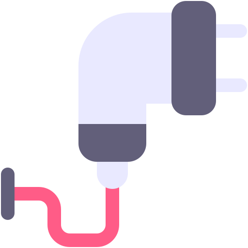 Ładunek elektryczny Generic color fill ikona