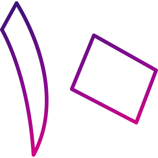 numeriek symbool Generic gradient outline icoon