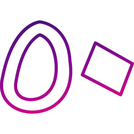 symbol liczbowy Generic gradient outline ikona