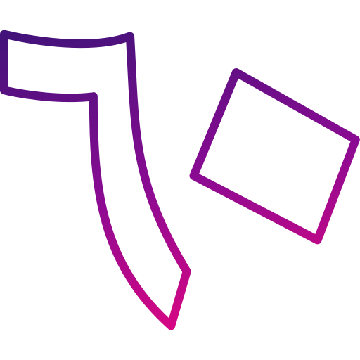 symbole numérique Generic gradient outline Icône