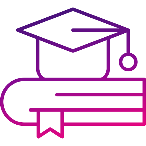 onderwijs Generic gradient outline icoon