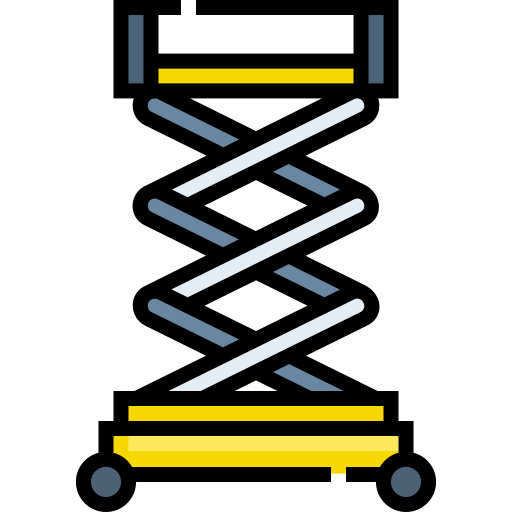 hebebühne Detailed Straight Lineal color icon