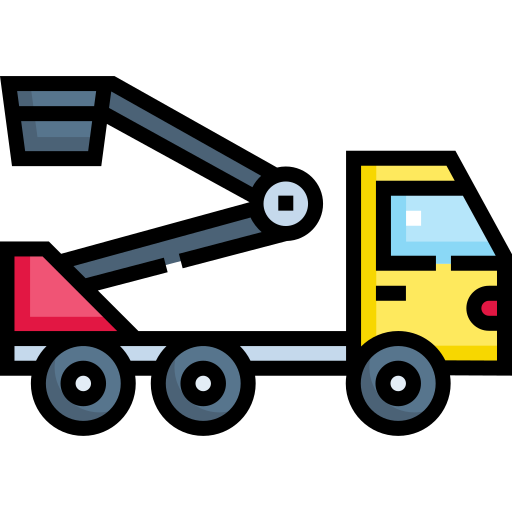 Cherry picker Detailed Straight Lineal color icon