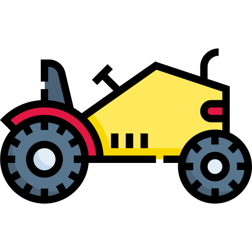 Lawn tractor Detailed Straight Lineal color icon