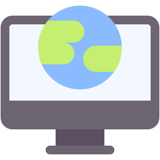 Monitor Generic color fill icon