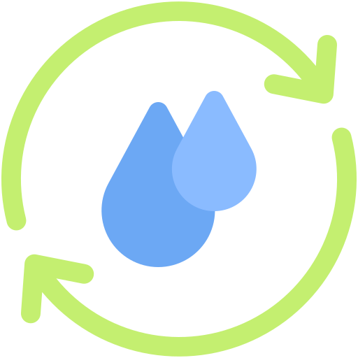 Recycle water Generic color fill icon