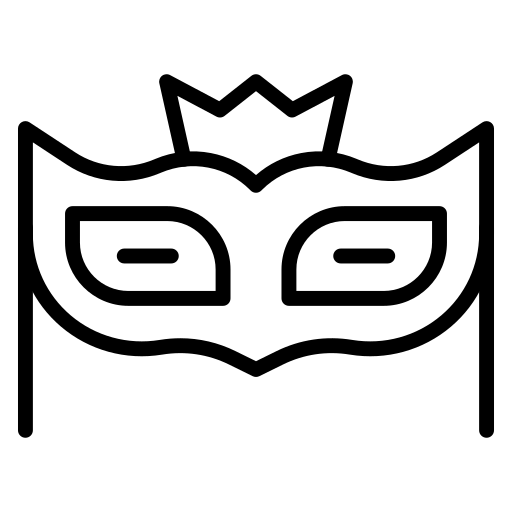 劇場用マスク Generic black outline icon