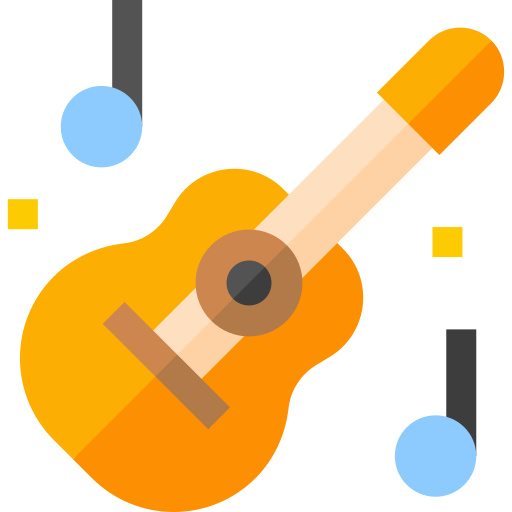 Musical instrument Basic Straight Flat icon