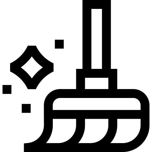 nettoyage Basic Straight Lineal Icône