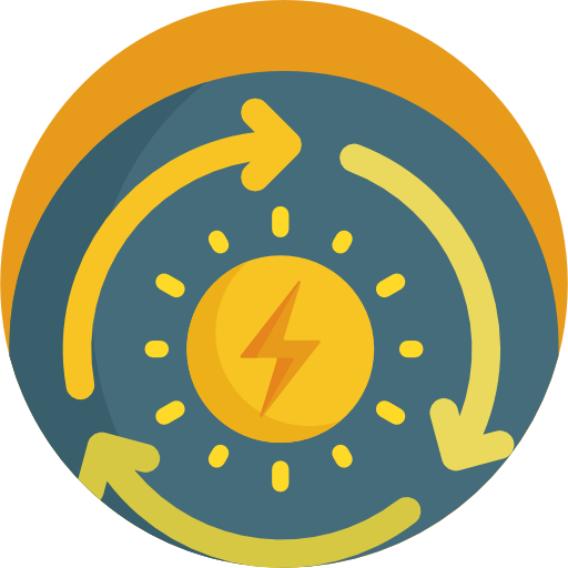 energia odnawialna Detailed Flat Circular Flat ikona