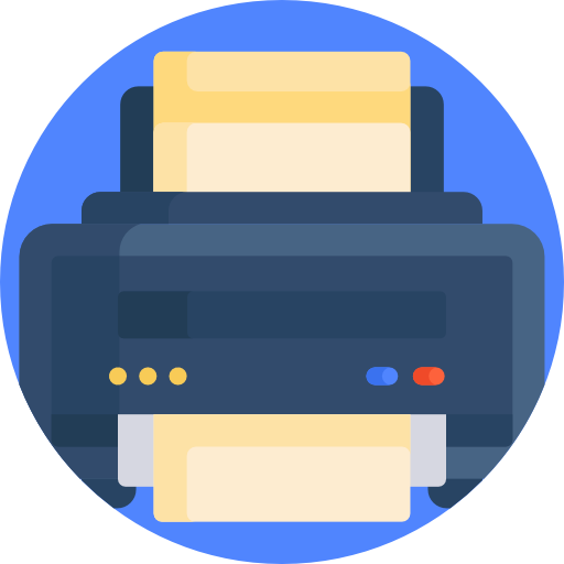 printer Detailed Flat Circular Flat icoon