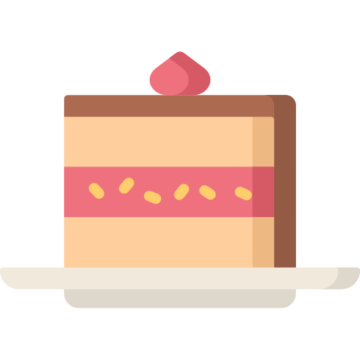 part de gâteau Special Flat Icône
