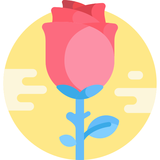 薔薇 Detailed Flat Circular Flat icon