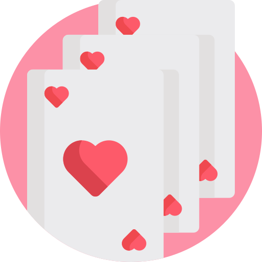 Ace of hearts Detailed Flat Circular Flat icon