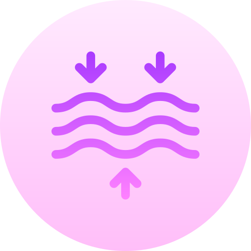 피부 퍼밍 Basic Gradient Circular icon