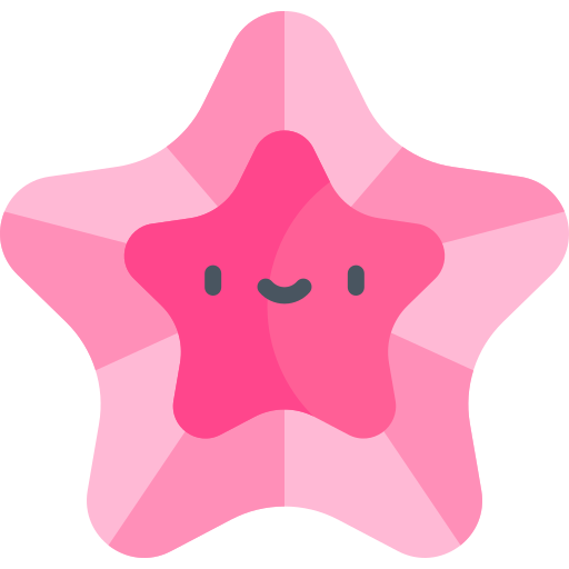 estrela do mar Kawaii Flat Ícone