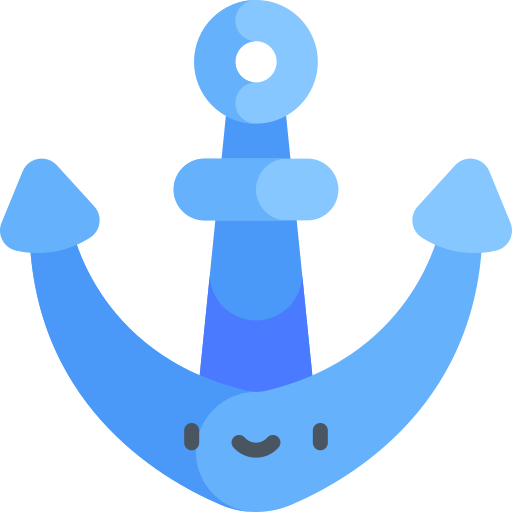 Anchor Kawaii Flat icon