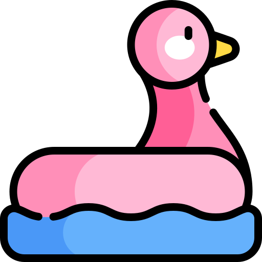 flotar Kawaii Lineal color icono