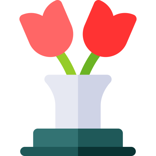 꽃들 Basic Rounded Flat icon