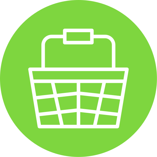 Shopping basket Generic color fill icon
