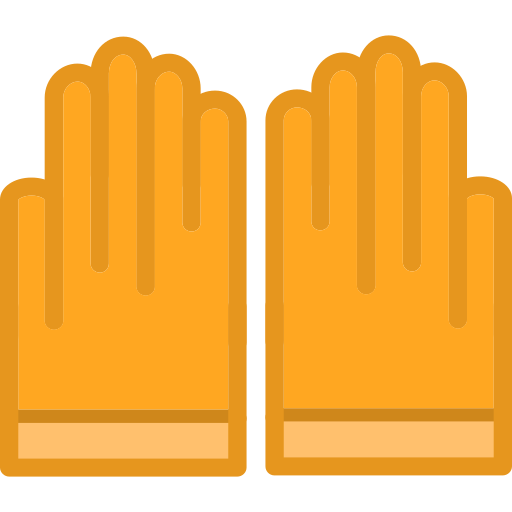 Hand gloves Generic color fill icon