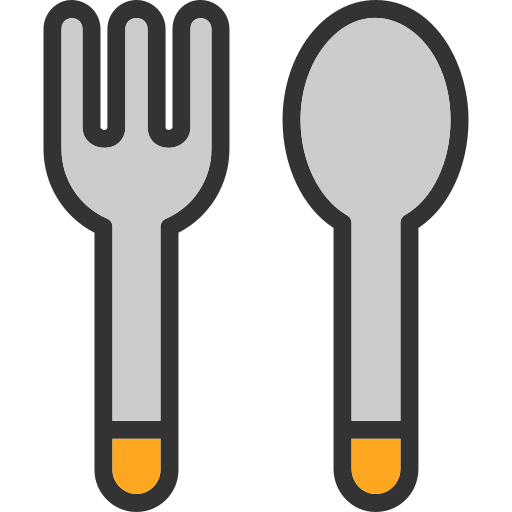 tenedor Generic color lineal-color icono