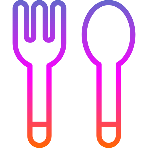 fourchette Generic gradient outline Icône